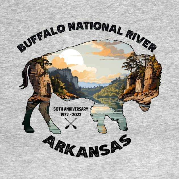 Buffalo National River 50th Anniversary Design by Arkansas Shop